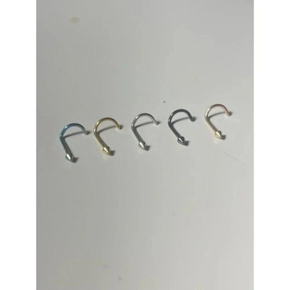 20 Gauge Surgical Steel Spikey Stud Jewelry - Picture 2 of 3